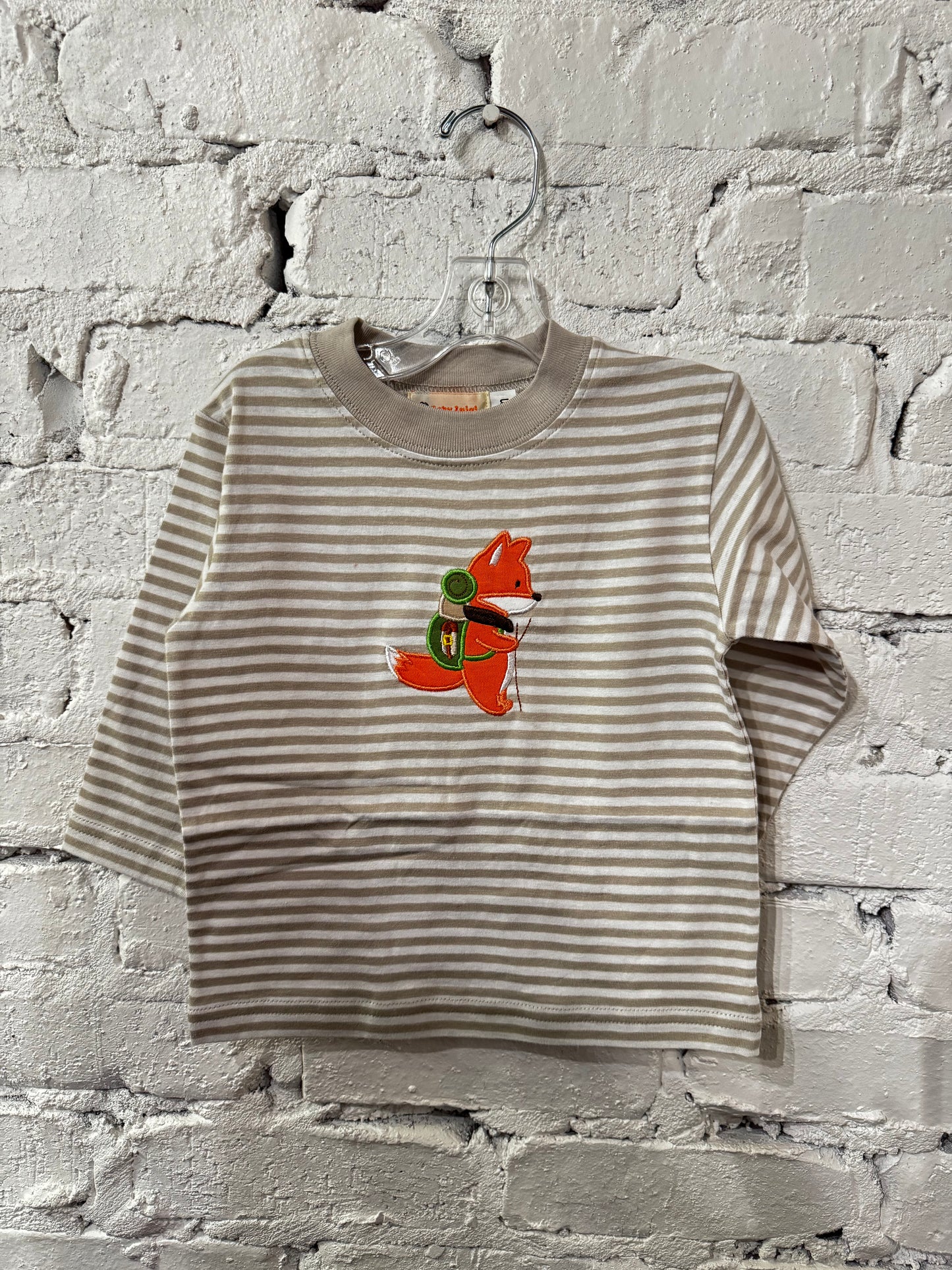 Fox With Hiking Gear Long Sleeve