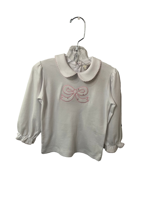 Long Sleeve Bow Blouse