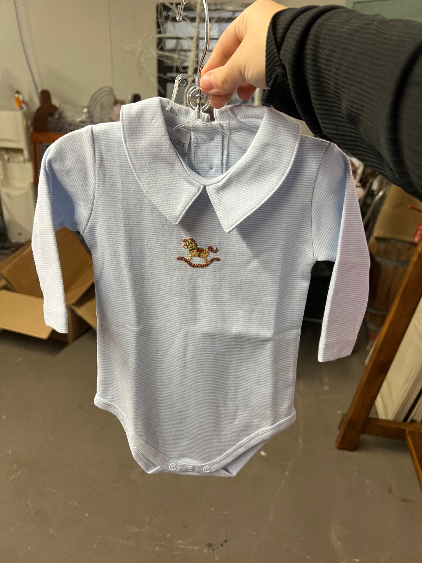 Christmas Rocking Horse Onesie