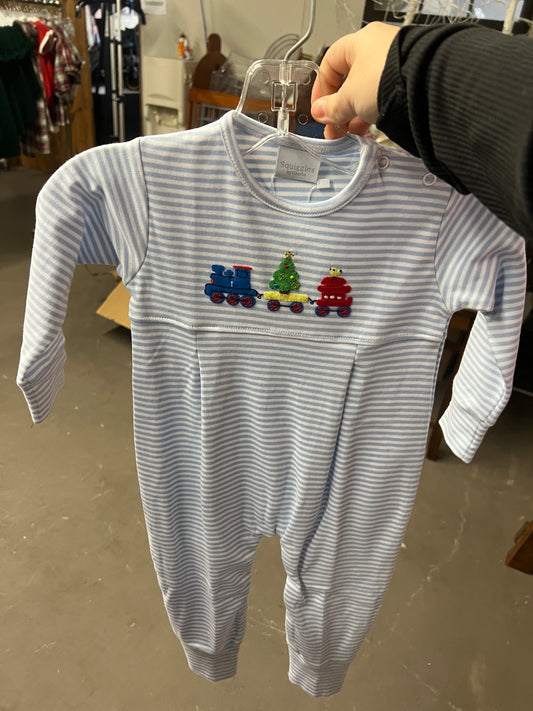 Christmas Train Romper