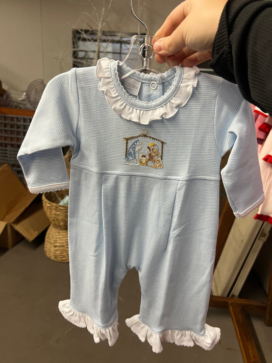 Girls Silent Night Romper