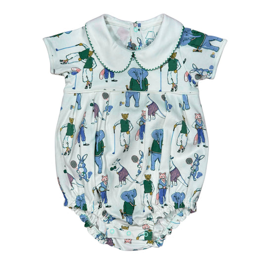 Boys Short Sleeve Printed Bubble