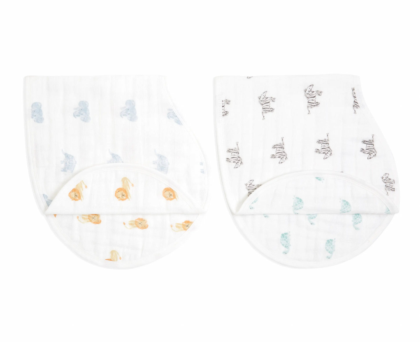 Aden+Anais ORGANIC COTTON BURPY BIBS 2 PACK
