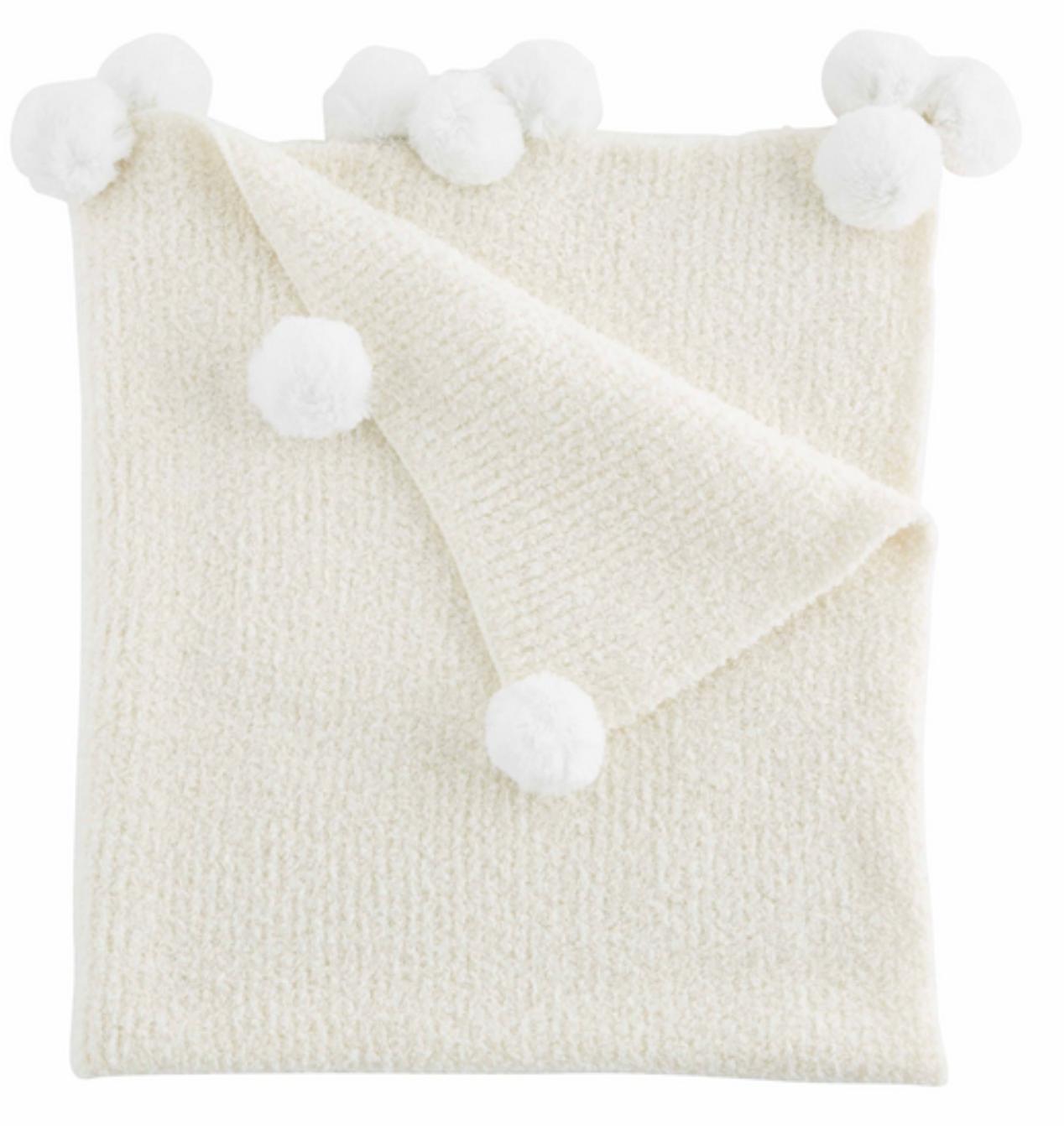 Ivory Chenille Blanket