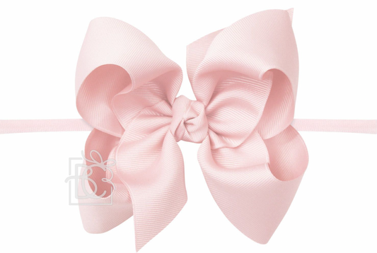 Pantyhose Headband With Signature Grosgrain Bow - HUGE
