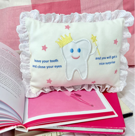 Fairy Exchange Pillow in Palmetto Pearl