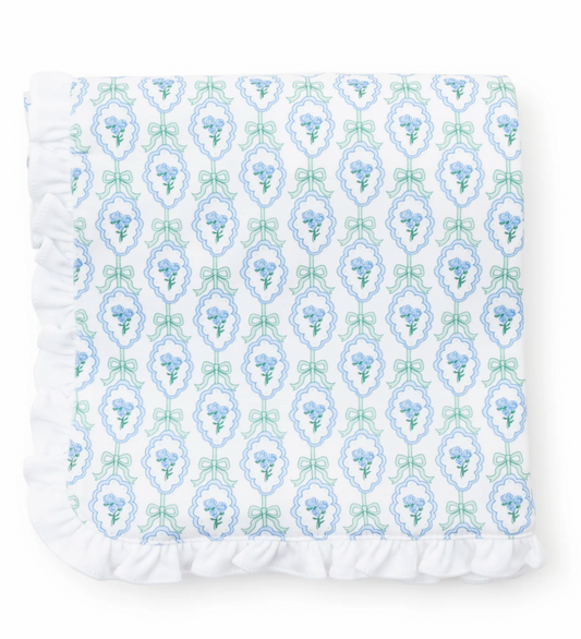 Blanket Ruffled in Hampton Blooms