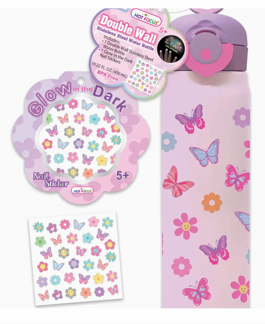TieDye Butterfly Stainless Waterbottle