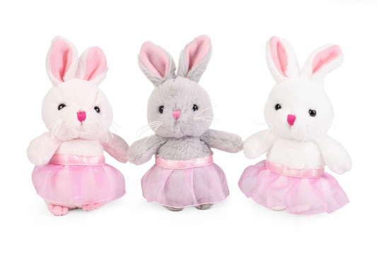 LITTLE Living Nature Play Tutu Bunny Animal Plush