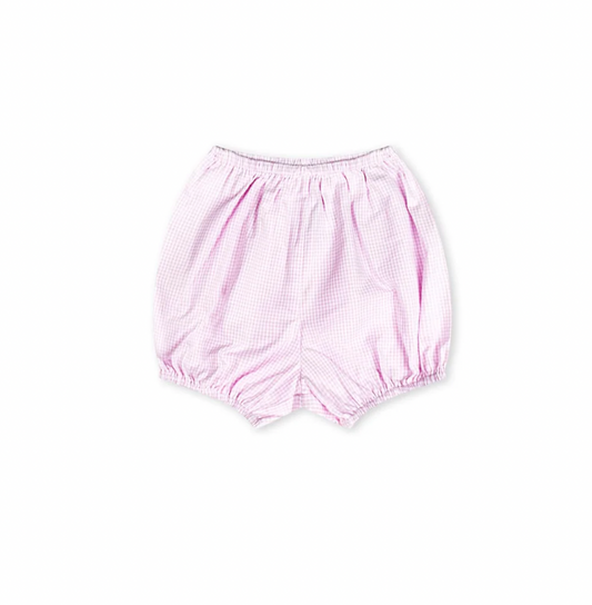 Elegant Diaper Cover- Baby Blue Minigingham or Baby Pink Minigingham