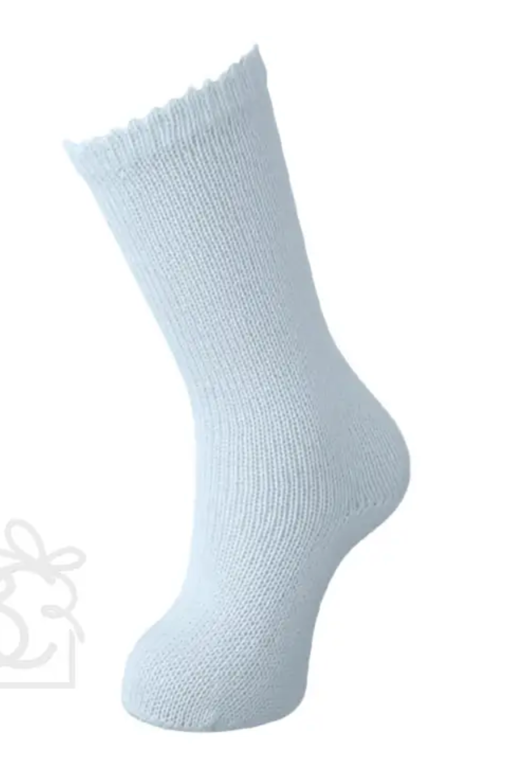 Perlé Scottish Yarn Knee High Socks in Sky Blue