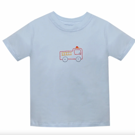 Blue Forest Shirt, Fire Truck