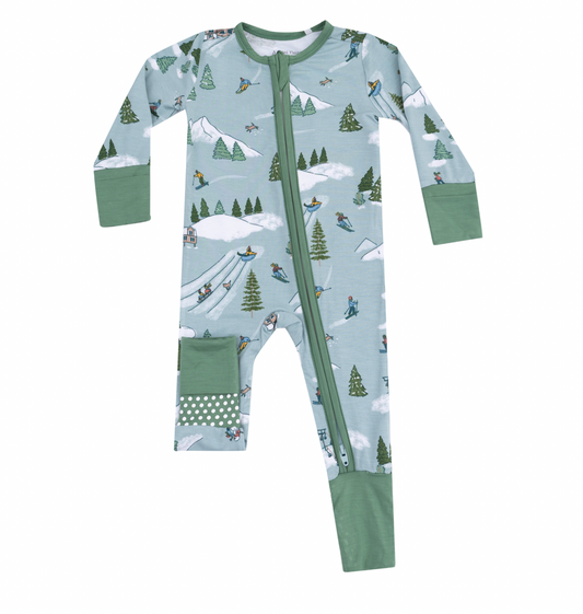 Winter Skies 2 Way Zipper