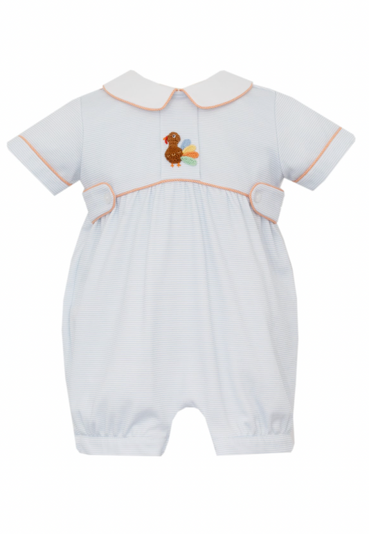 Turkey Boy's Light Blue Stripe Knit Boys Bubble