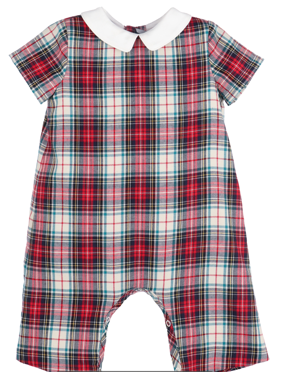 Gingerbread Plaid Boy Longall