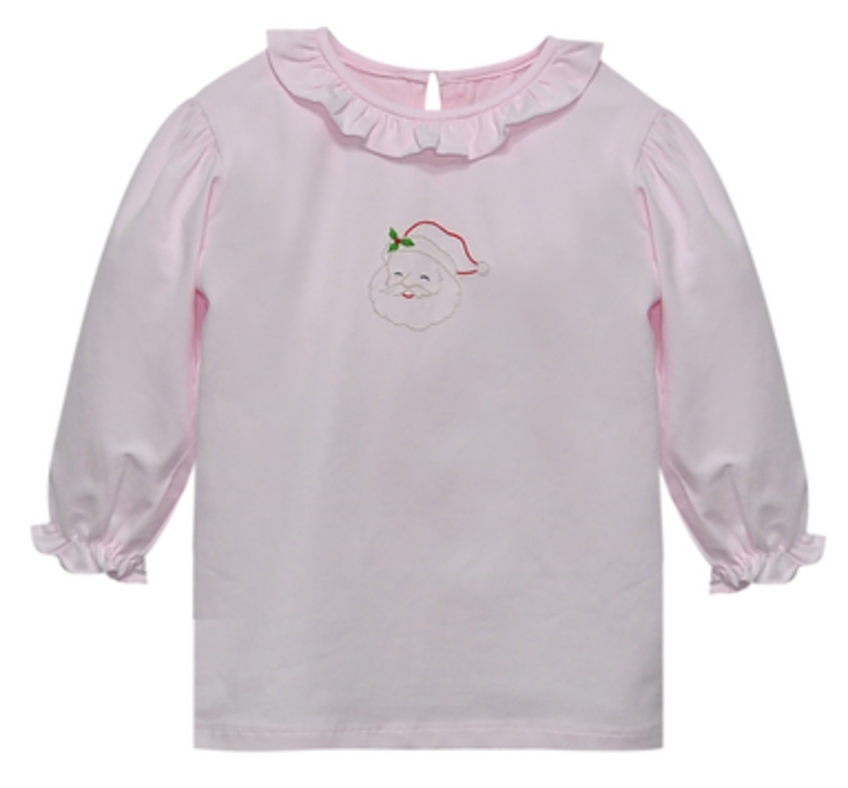 Santa Embroidered Shirt