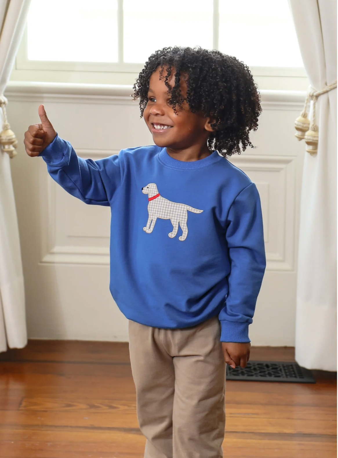 French Terry Pullover in Dog