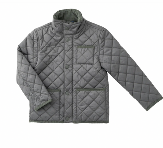 Quilted Barn Jacket In Fly Fishing Green