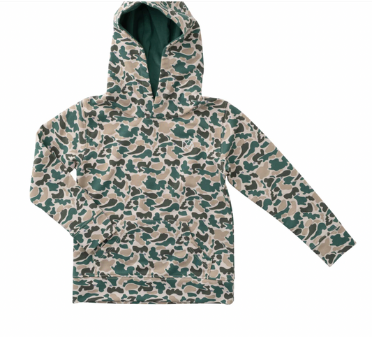 Boys Spinnerbait Sweatshirt In Neutral Camo