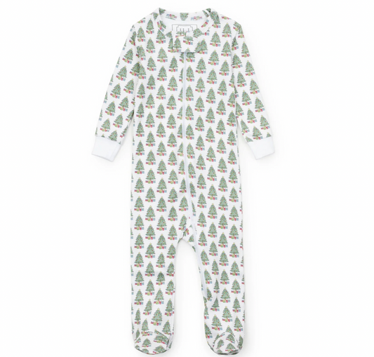 Parker Zipper Pajama In Under The Christmas Tree