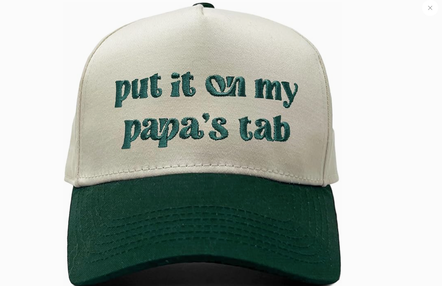 Put It On My Papas Tab Hat