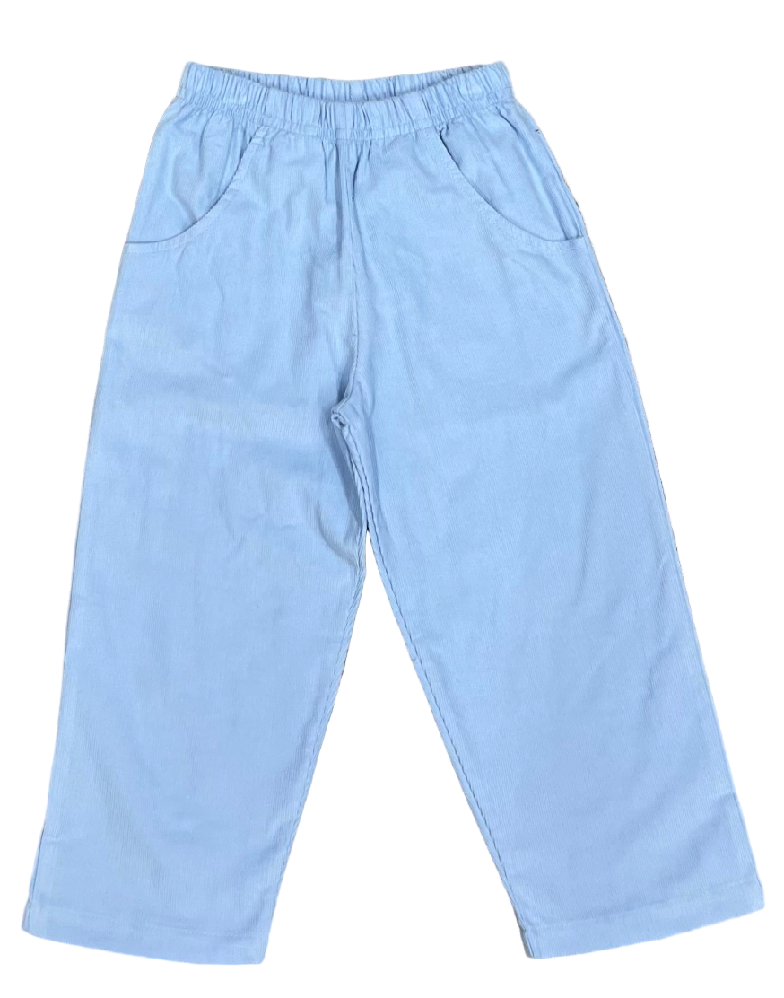 Corduroy Pants In Sky Blue