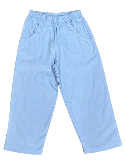 Corduroy Pants In Sky Blue