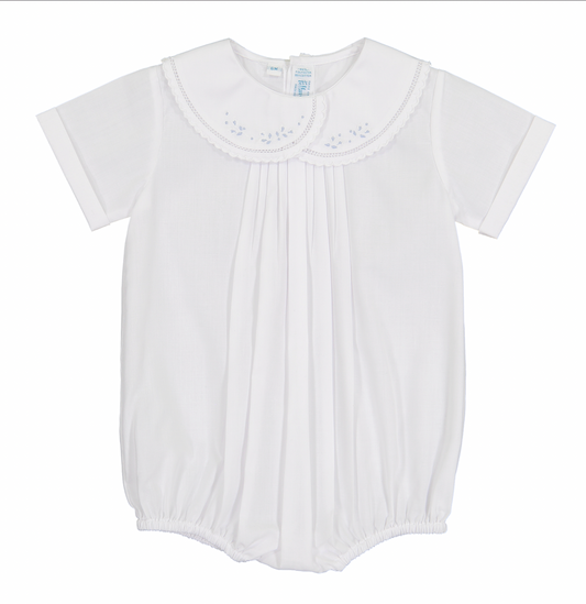 Vintage Leaf Embroidered Creeper