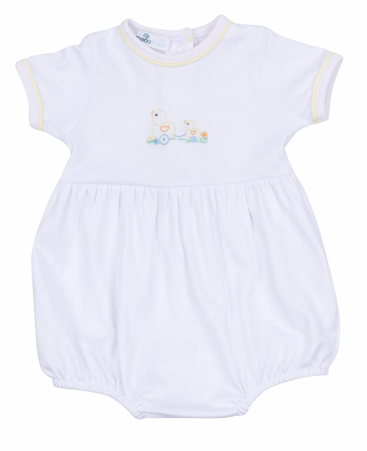 Vintage Duckie Pulltoy Bubble