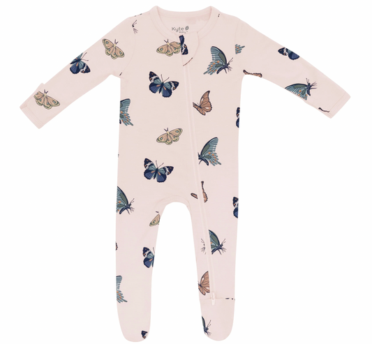 Kyte Footie In Butterflies