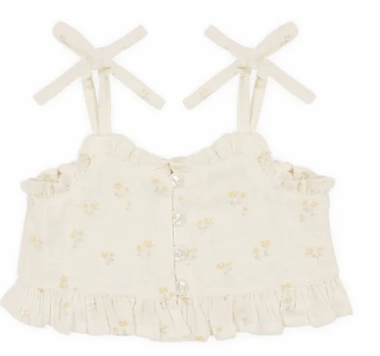 Organic Muslin Mirabel Top - Paulin