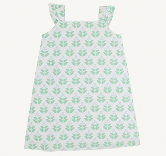 Angel Sleeve Donna Dress in Hanover Hand Block