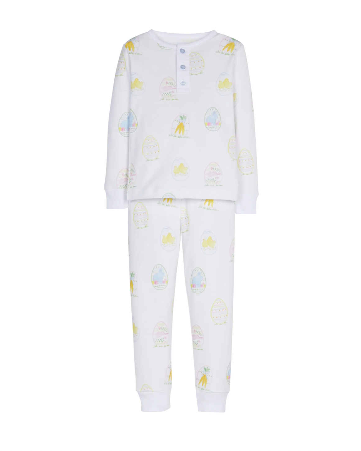 Little English Printed Jammies in Easter Eggs For Boys