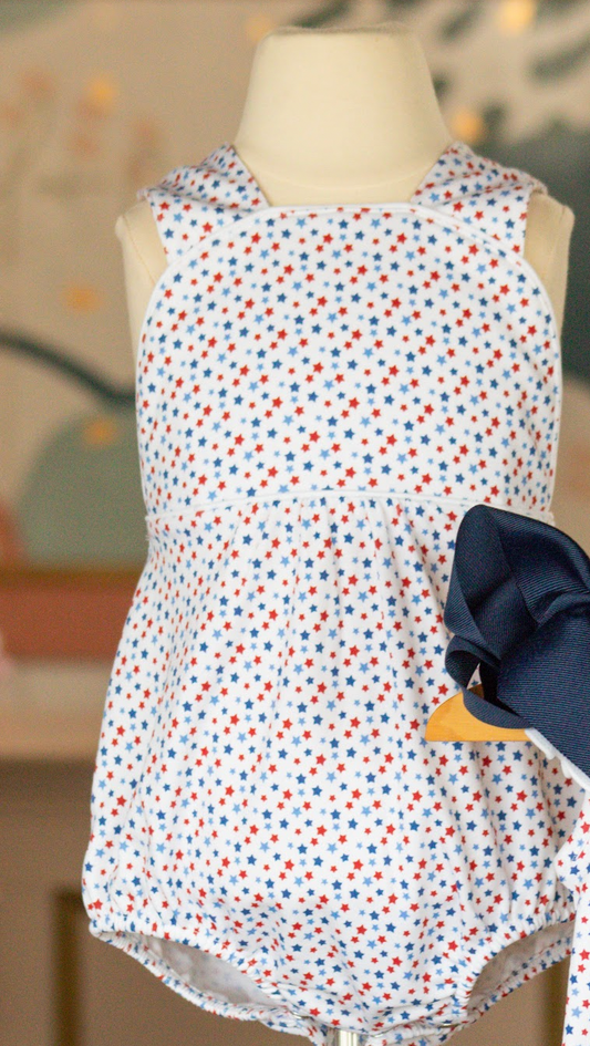 Lila and Hayes Benton Bubble - Star Spangled