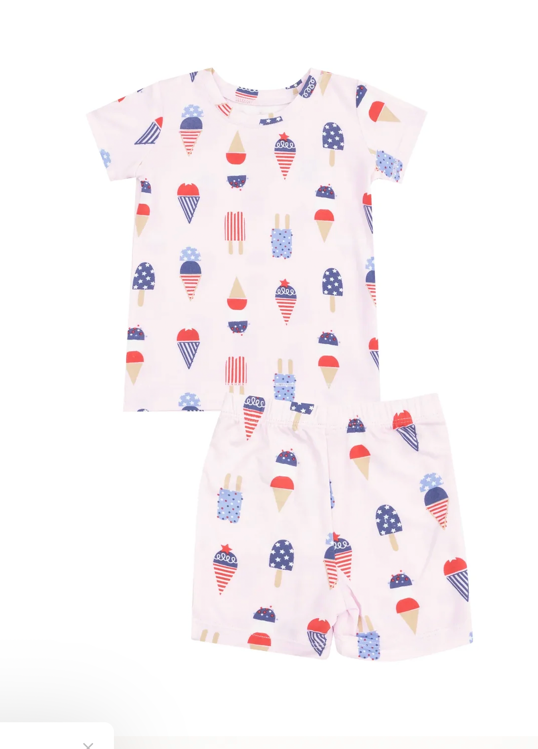 American Ice Cream Short Set Pink