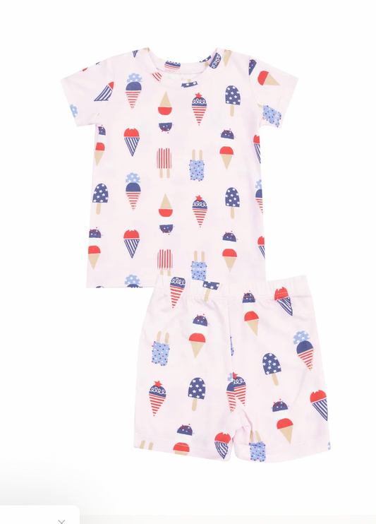 American Ice Cream Short Set Pink
