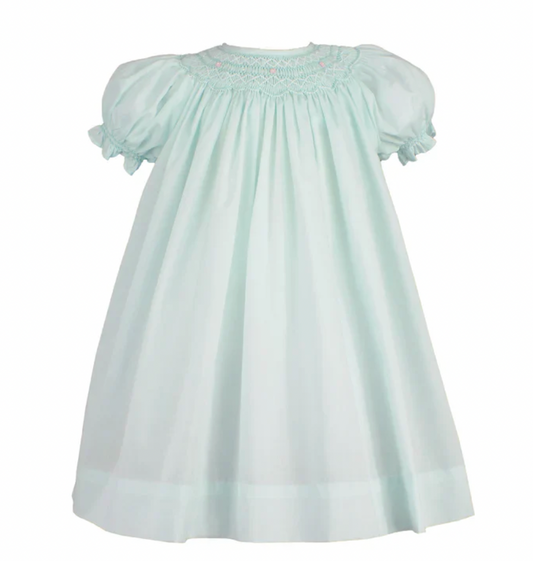 Mint Smocked Dress