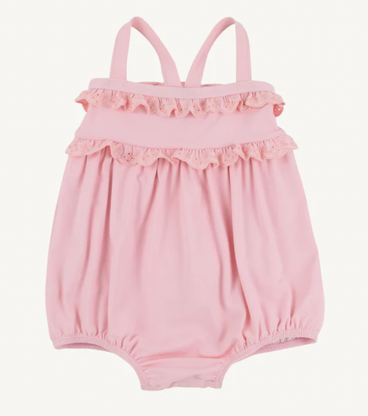 St. Barts Bathing Suit - Palm Beach Pink