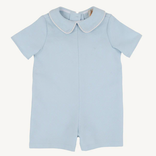 Short Sleeve John Hall Jon Jon -  Beale Street Blue