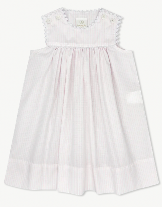 Charming Dress - Classic Pink Windowpane