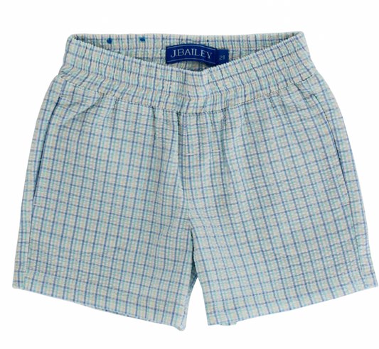 Seaside Pull On Short Laurel Seersucker