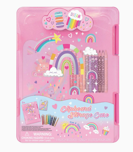 Clipboard Storage Case, Rainbow