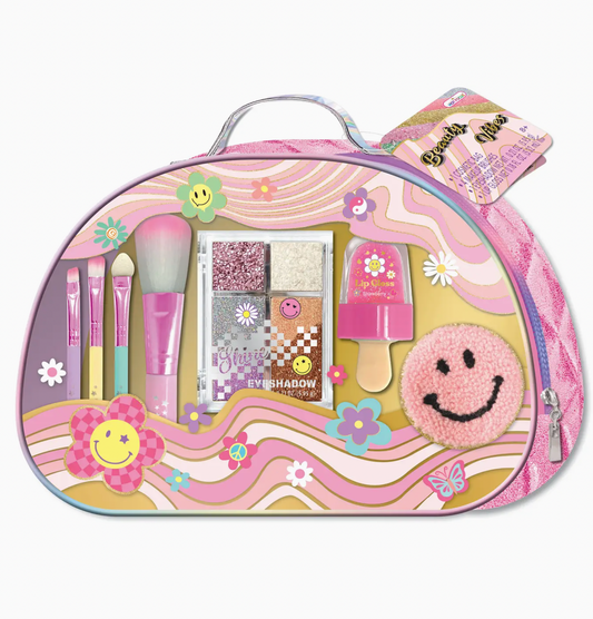 Glamz Beauty Bag, Groovy Flowers