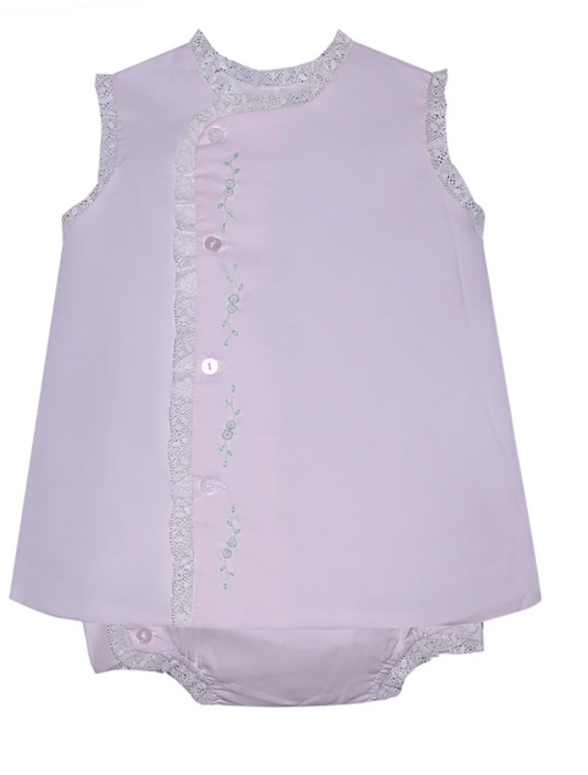 Pink Blanche Diaper Set