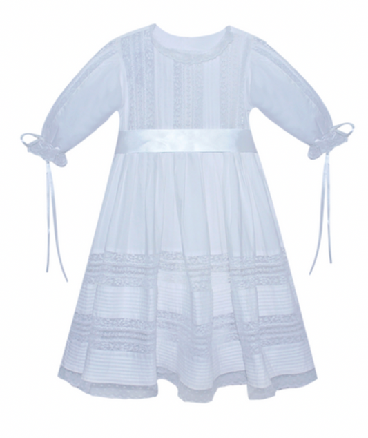 White Ella Jane Dress - White Lace