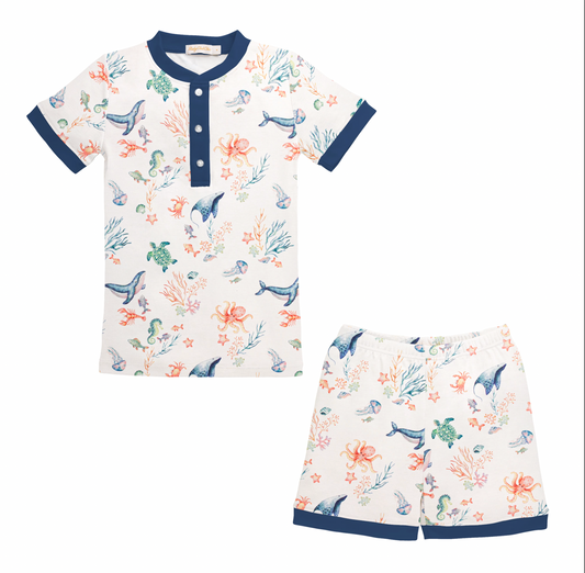 Sea World Set with Buttons