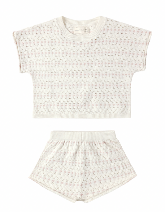 Relaxed Summer Knit Set Ivory