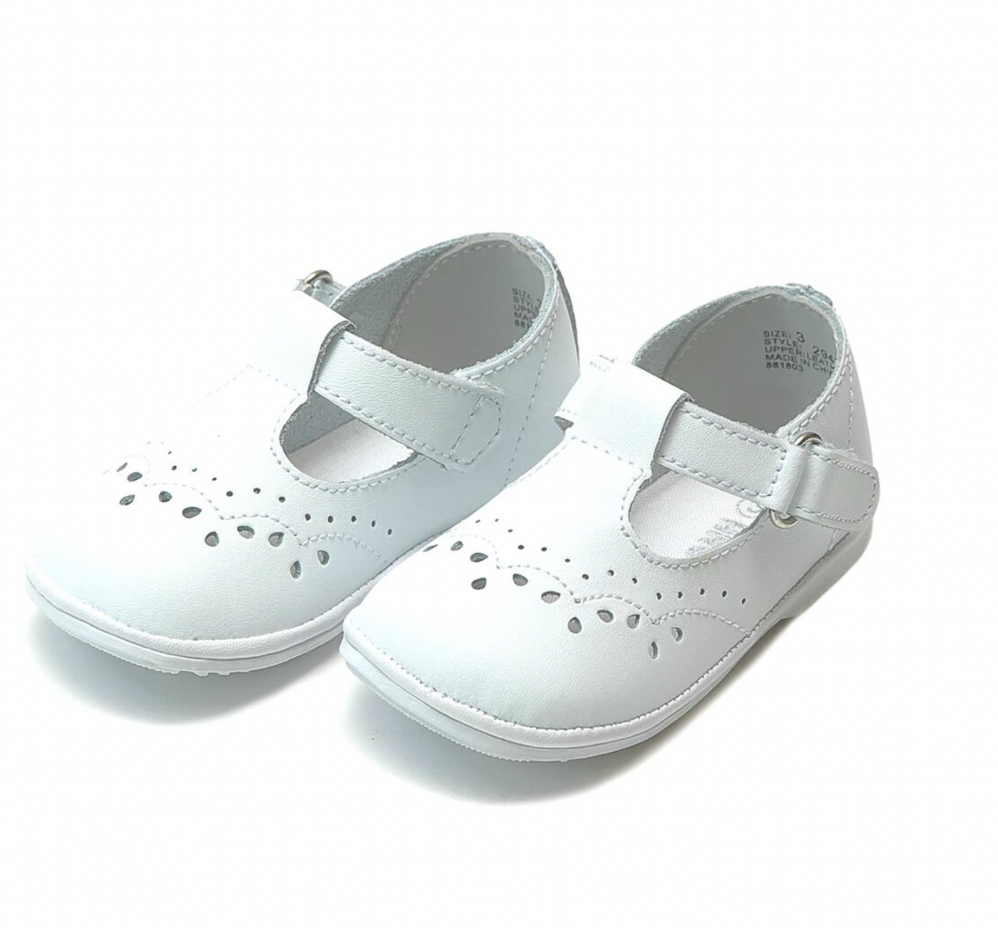 Birdie White T-Strap Mary Jane
