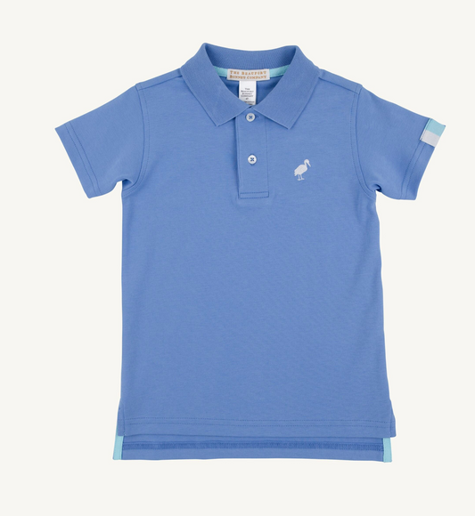 Prim and Proper Polo in Barbados Blue