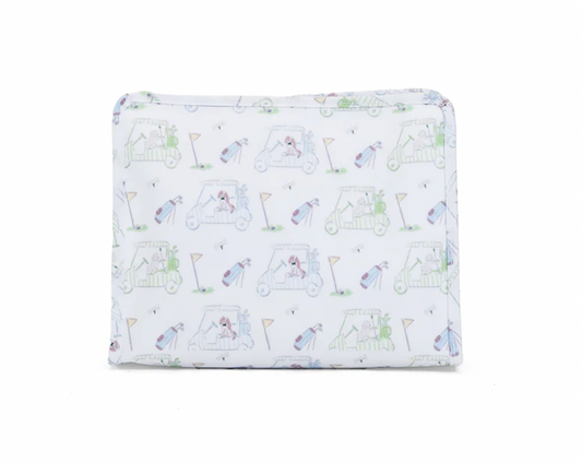 Roadie Large Zip Pouch in PUTT PUTT